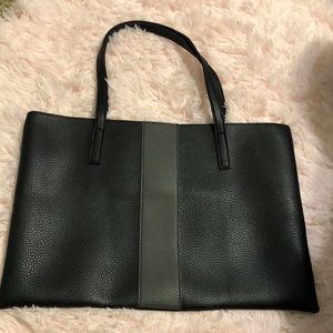 Black and grey Vince Camuto tote